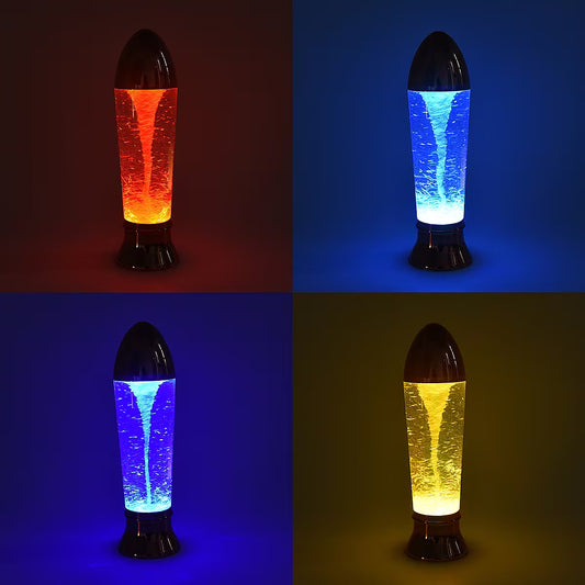 Decorative Tornado Lamp night light with swirling effect and vibrant colors