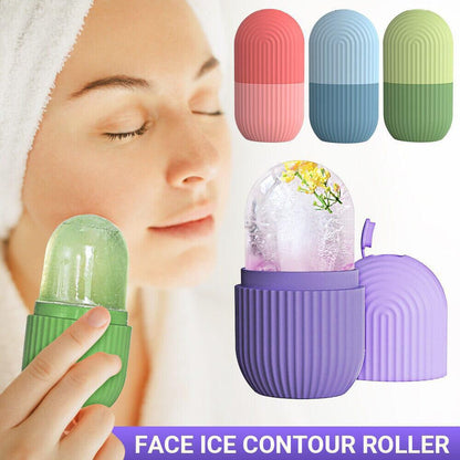 Facial Ice Roller for tightening skin and reducing dark circles naturally